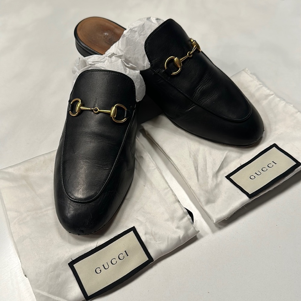 GUCCI - Princetown leather slipper